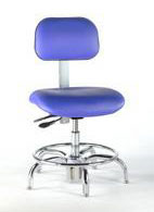Chair, Ergonomic High-Tech Series Class 1000 , Tubular Steel base with Foot RingBiofit Engineered Products